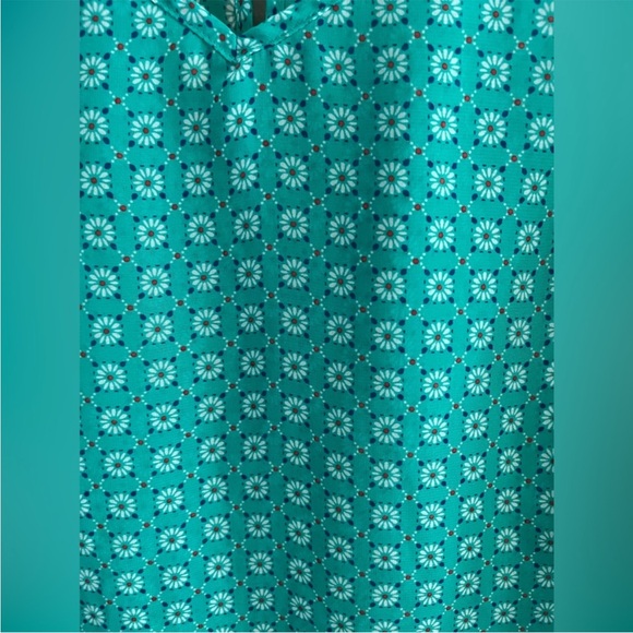 GAP Turquoise Patterned Tank Top - Picture 4 of 5